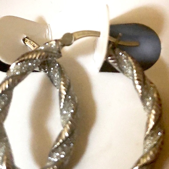 SIMPLY SILVER Sterling Silver hoops - Picture 5 of 6